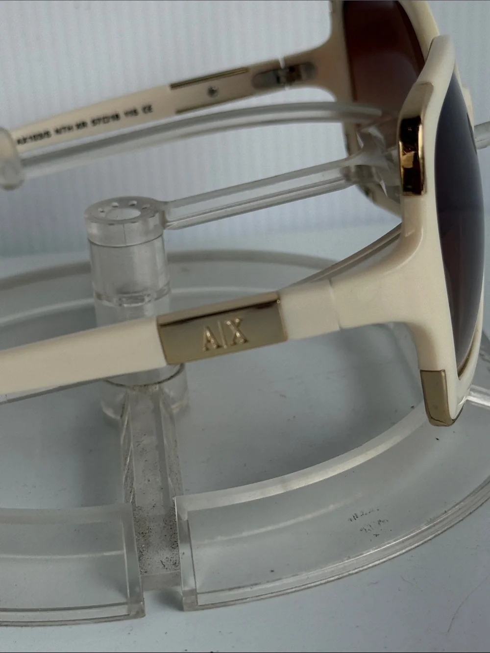NEW ARMANI EXCHANGE AX103/S Cream Sunglasses NEW WITHOUT TAGS